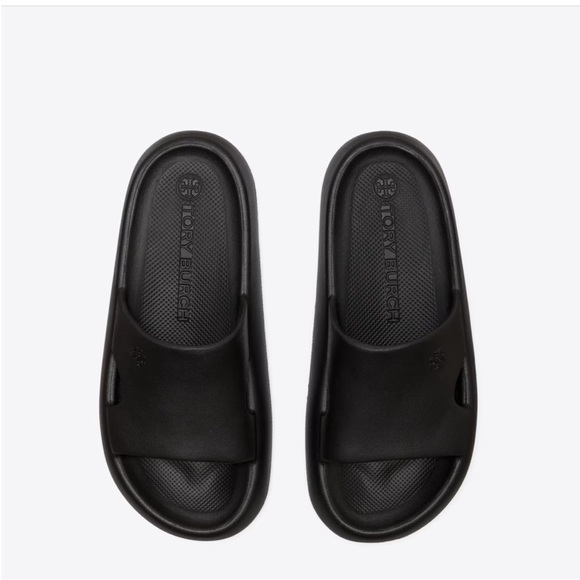 NWT Tory Burch Black Slides Size 8 and 9 - Picture 8 of 11